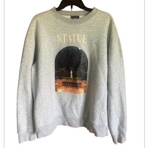 H&M Gray Graphic Men's Sweatshirt
